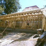 Фото каркасный дом строительство